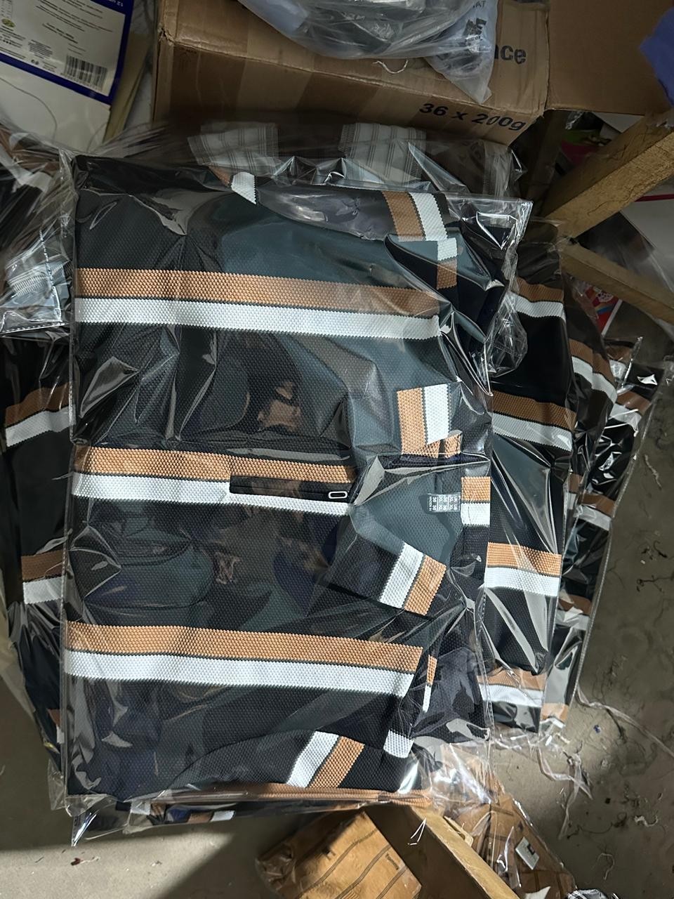 Striped Athletic Polo