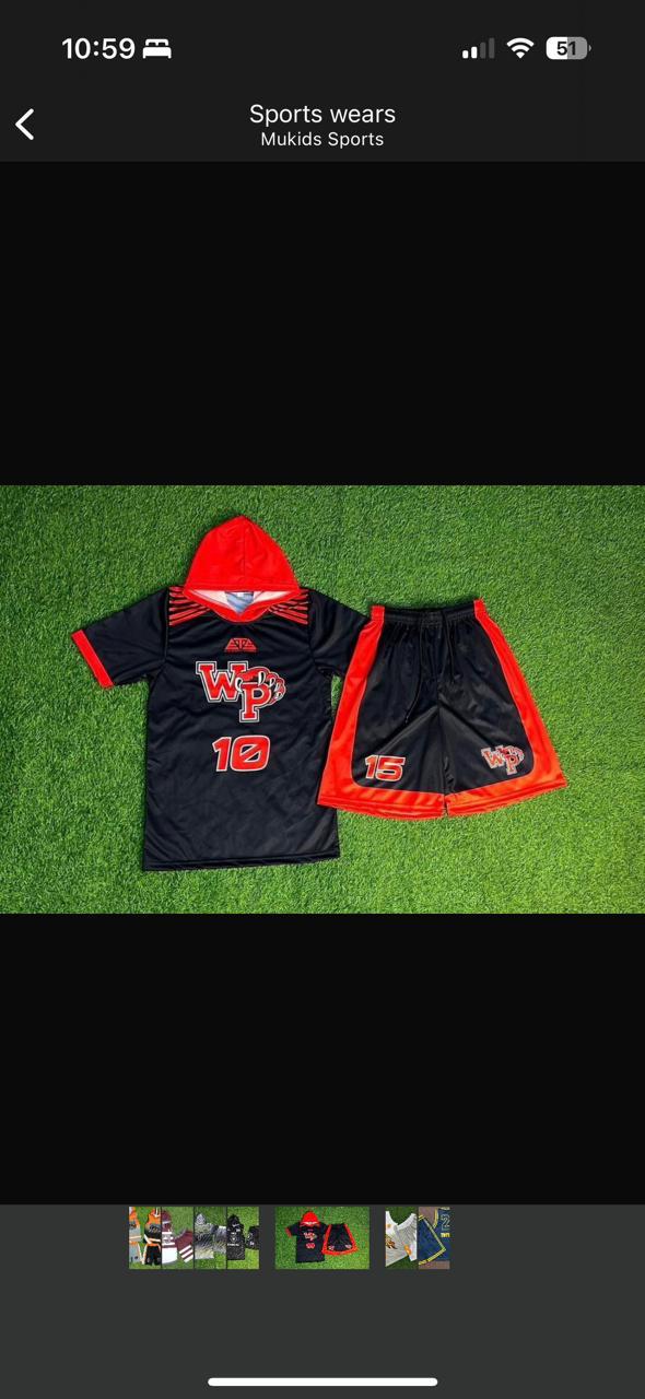 Kids Black & Red Training Set
